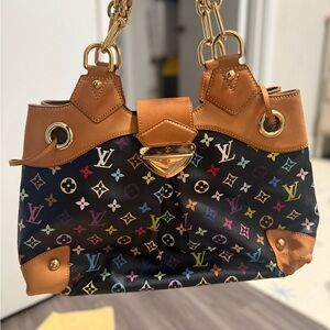 Louis Vuitton Black Multicolor Monogram Shoulder Bag